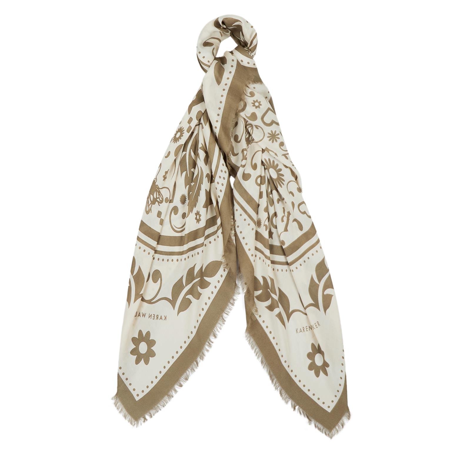 Karen Walker Filigree Modal Twill Scarf